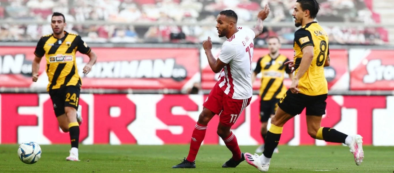 Ολυμπιακός - ΑΕΚ 3-0: Φιέστα με τριάρα για το 45ο πρωτάθλημα των Πειραιωτών